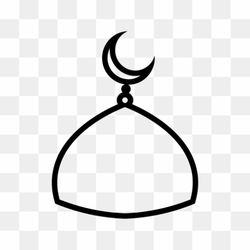Mosque Building Dome, islamic ramadhan, architect, black png free download