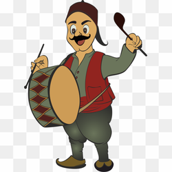 Man playing drum instrument illustration, Ramadan Ramazan davulcusu Drummer Suhur, ramadhan, food, holidays png