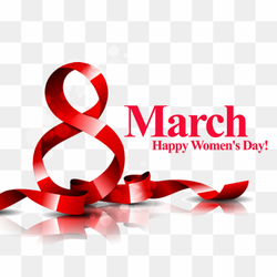 March Happy Women's Day illustration, March 8 International Womens Day Woman, Women's Day, love, ribbon png