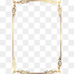 Gold pattern frame, gold and brown floral frame, frame, golden Frame, rectangle