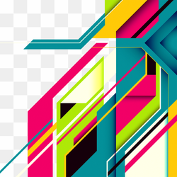 Multicolored abstract graphic background illustration, Line Graphic design, Colorful technology background, template, angle, color Splash png