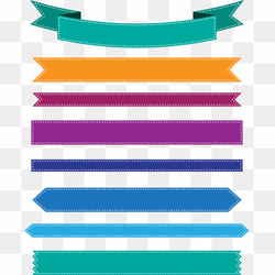 Web banner Ribbon Icon, Colorful ribbon banner, multicolored ribbon illustration, purple, angle, text