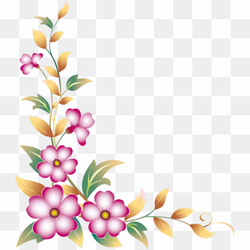 Flower Drawing, flower corner, blue, flower Arranging, branch png