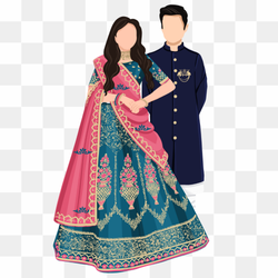 Indian wedding couple outfits traditional