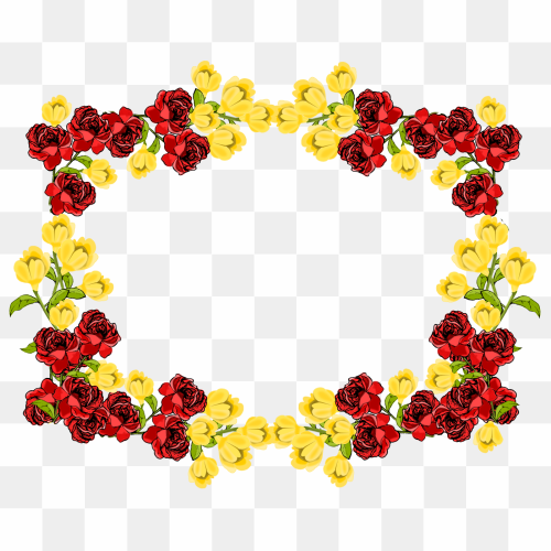 Artistic Frame PNG Transparent