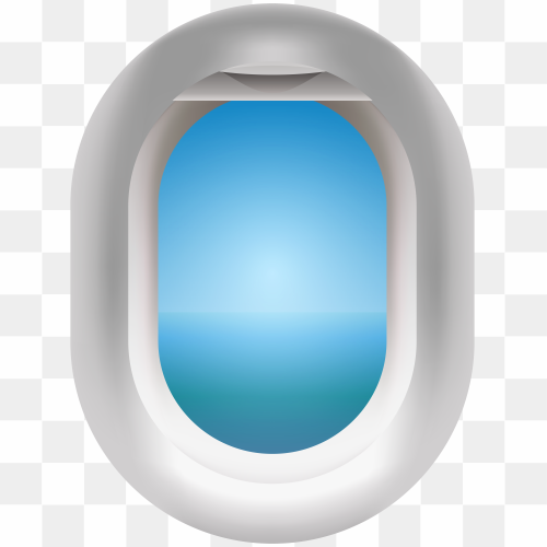 Airplane Window Frame PNG Pic