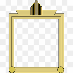 Art Deco Frame PNG Clipart