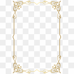 Art Deco Frame PNG File