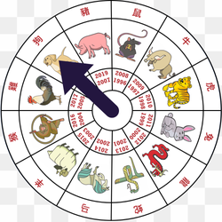 New Year Animals PNG Isolated File