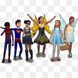 Halloween Costumes Kids PNG HD Isolated