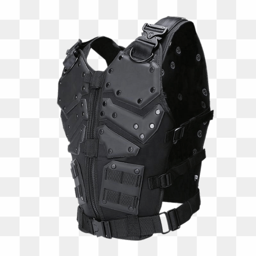 Black bulletproof vest