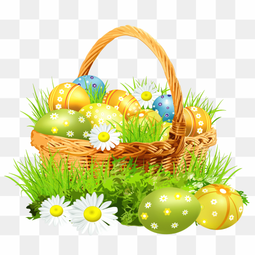 Easter egg basket