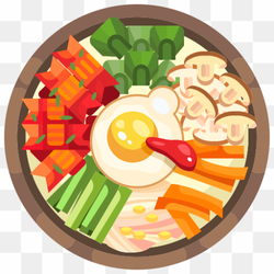 A korean bibimbbap