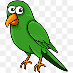 Parrot on the branch