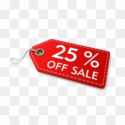 25 Off PNG Clipart