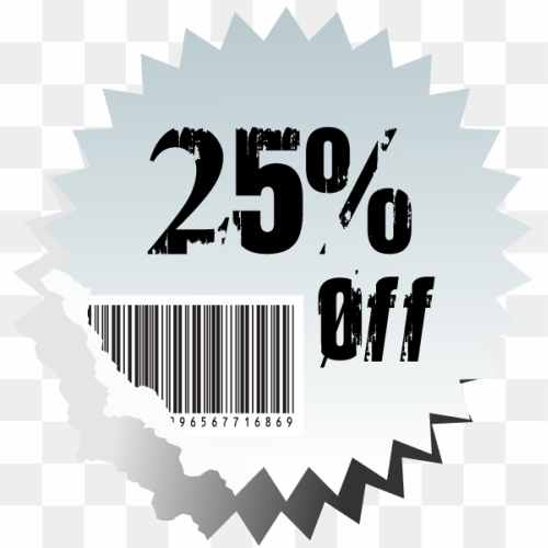 25 Off PNG File