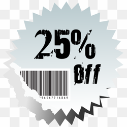 25 Off PNG File