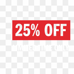 25 Off PNG HD Isolated