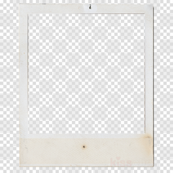 Aesthetic Polaroid Frame PNG Isolated Photo