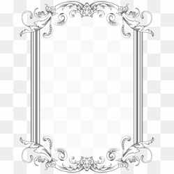 Black Frame PNG Isolated Pic