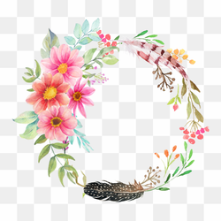Boho Frame PNG Free Download