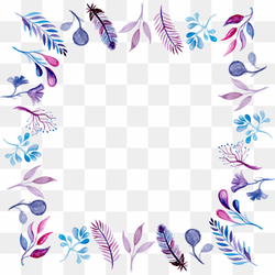 Boho Frame PNG Isolated File