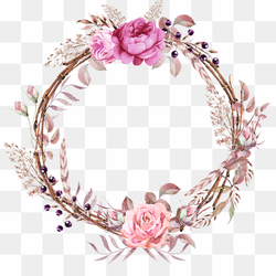 Boho Frame PNG Isolated Pic