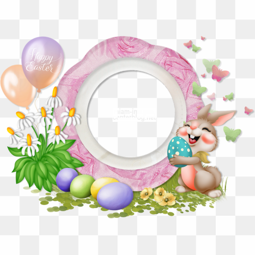 Easter Frame PNG