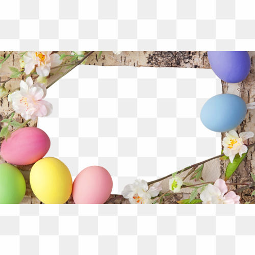 Easter Frame PNG Transparent