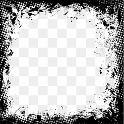 Grunge Frame PNG Isolated Pic