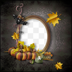 Halloween Frame PNG Clipart
