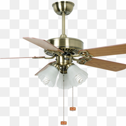 Gold celling fan