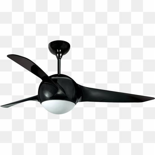 Black celling fan