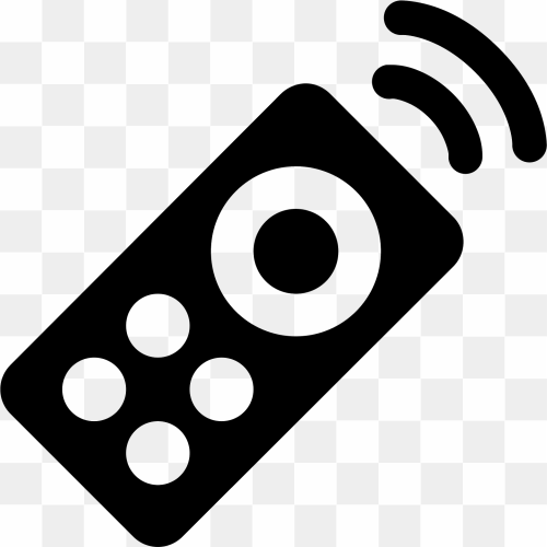 Black Remote control 