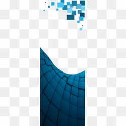 Blue box brick pattern