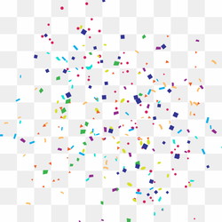 Colorfull pattern shredded paper