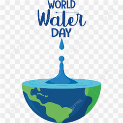 World water day, png