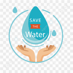 World Water Day, hand and water droplets, text, label, hand