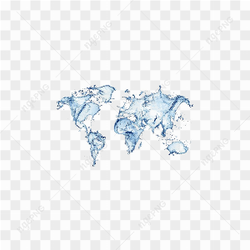 World map, World Water Day, Gerolsteiner, Brunnen, Drinking water, world map, blue, angle, splash