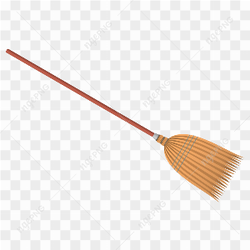 Broom Vector Transparent PNG