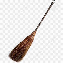 Stick Broom Vector PNG Clipart