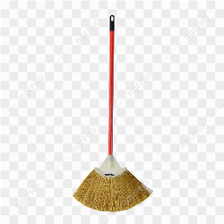 Stick Broom Vector PNG Image
