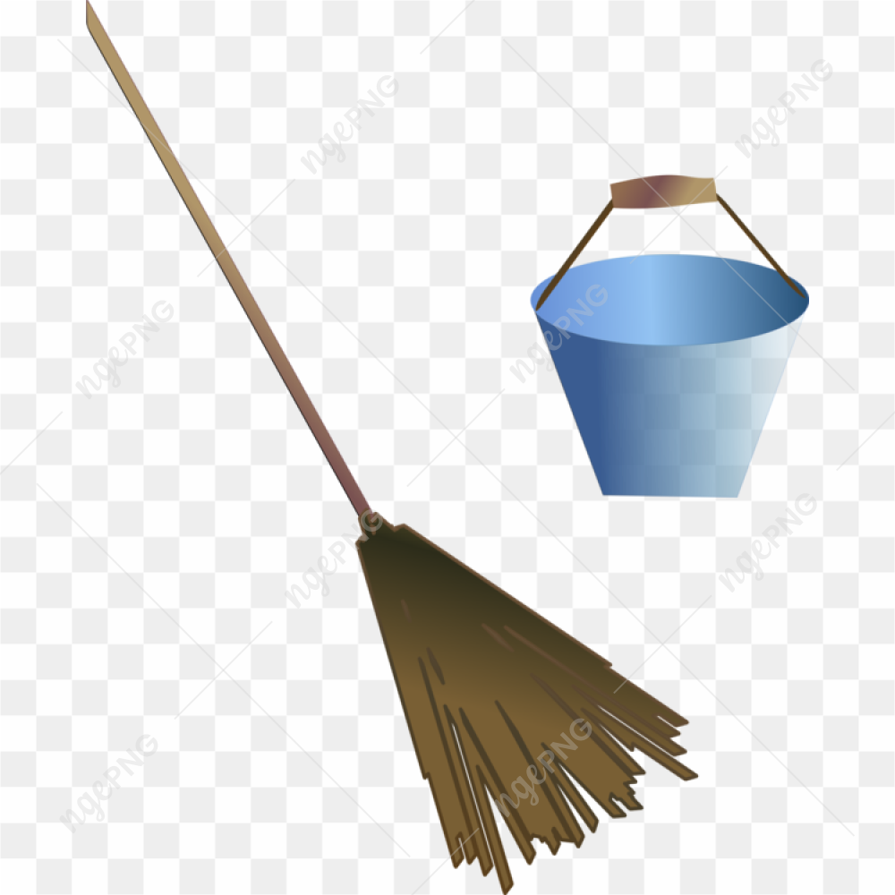 Stick Broom Vector Transparent PNG