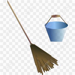 Stick Broom Vector Transparent PNG