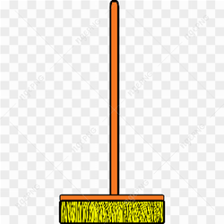 Vintage Broom Vector PNG File