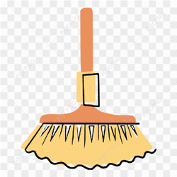 Vintage Broom Vector PNG Image