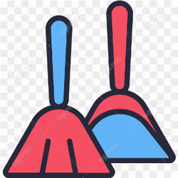 Vintage Broom Vector PNG Transparent Image