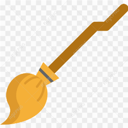 Vintage Broom Vector Transparent PNG