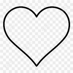 Black Heart Vector PNG Image