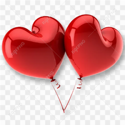 Heart Balloon PNG Free Download